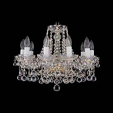 Подвесная люстра bohemia ivele crystal 1413 1413-10-165-g-balls